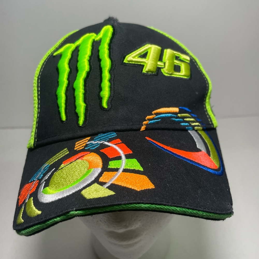Valentino Rossi Monster Energy Trucker Cap VR 46 MotoGP  Motorcycle Hat Race